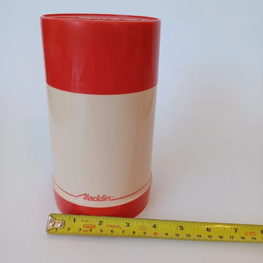 Aladdin Vintage Thermos Classic Red Wide Mouth