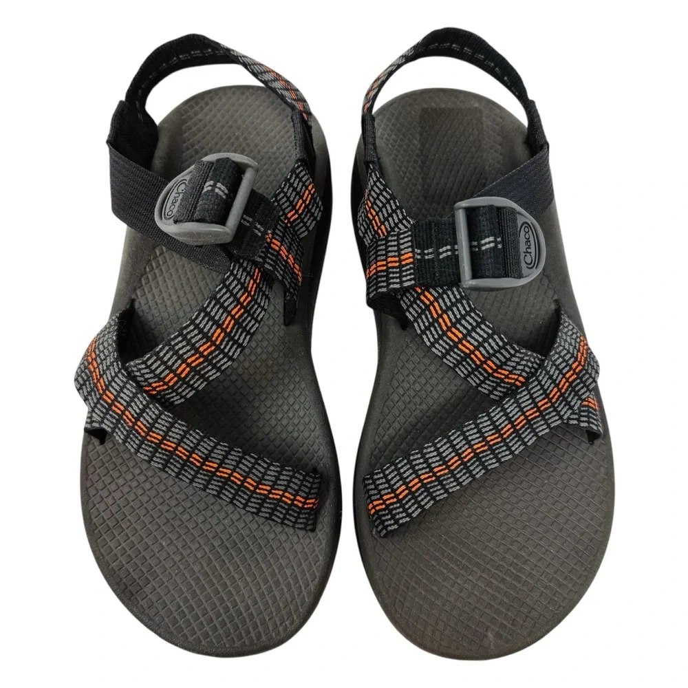 Chaco Men ZCloud Hiking Walking Sandal Traffic Orange J105493 Men's Size 8M