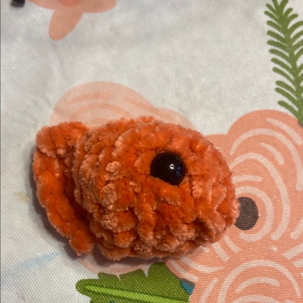 Red Crocheted Fish