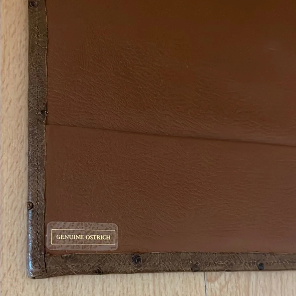 Karoo genuine leather ostrich made in South Africa this elegant