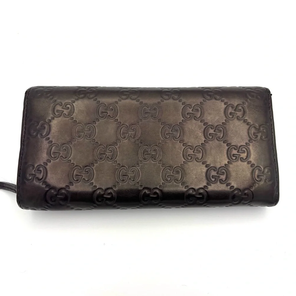 Gucci Dark Brown Leather Wallet