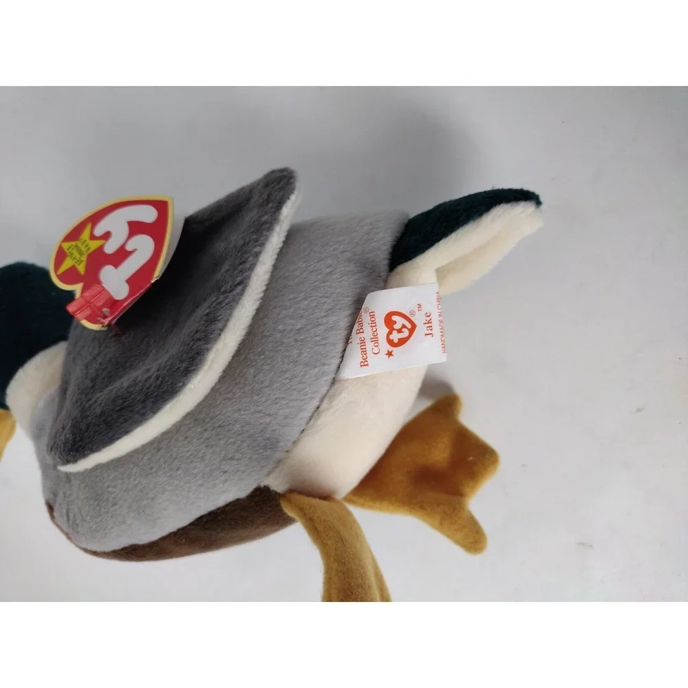 Ty Beanie Baby Jake The Mallard Drake Duck, 1997 1998 Error Tags
