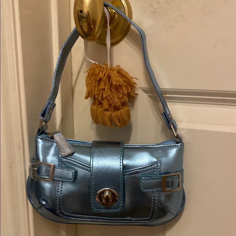 Stylish Blue Handbag