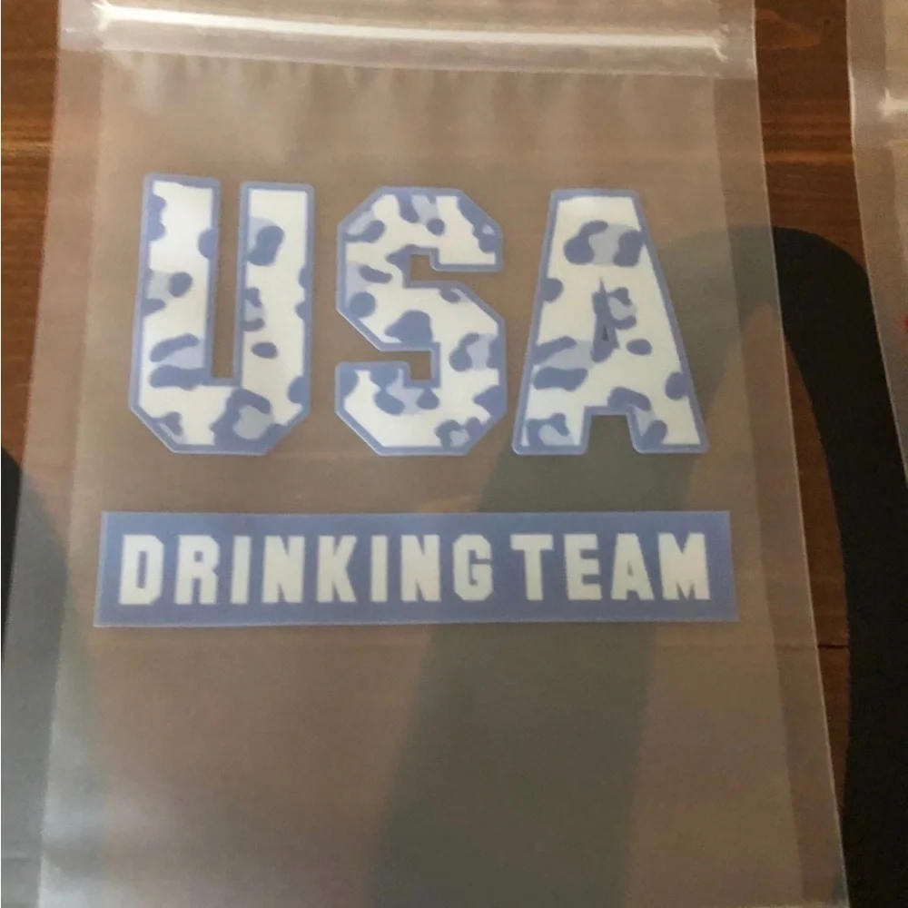Patriotic Party Drink Pouches - Red, Blue, White July 4th Boozy America 250