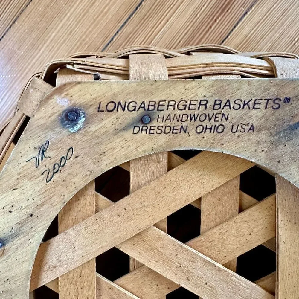 Longaberger 2000 Hexagon 10” Generations Basket