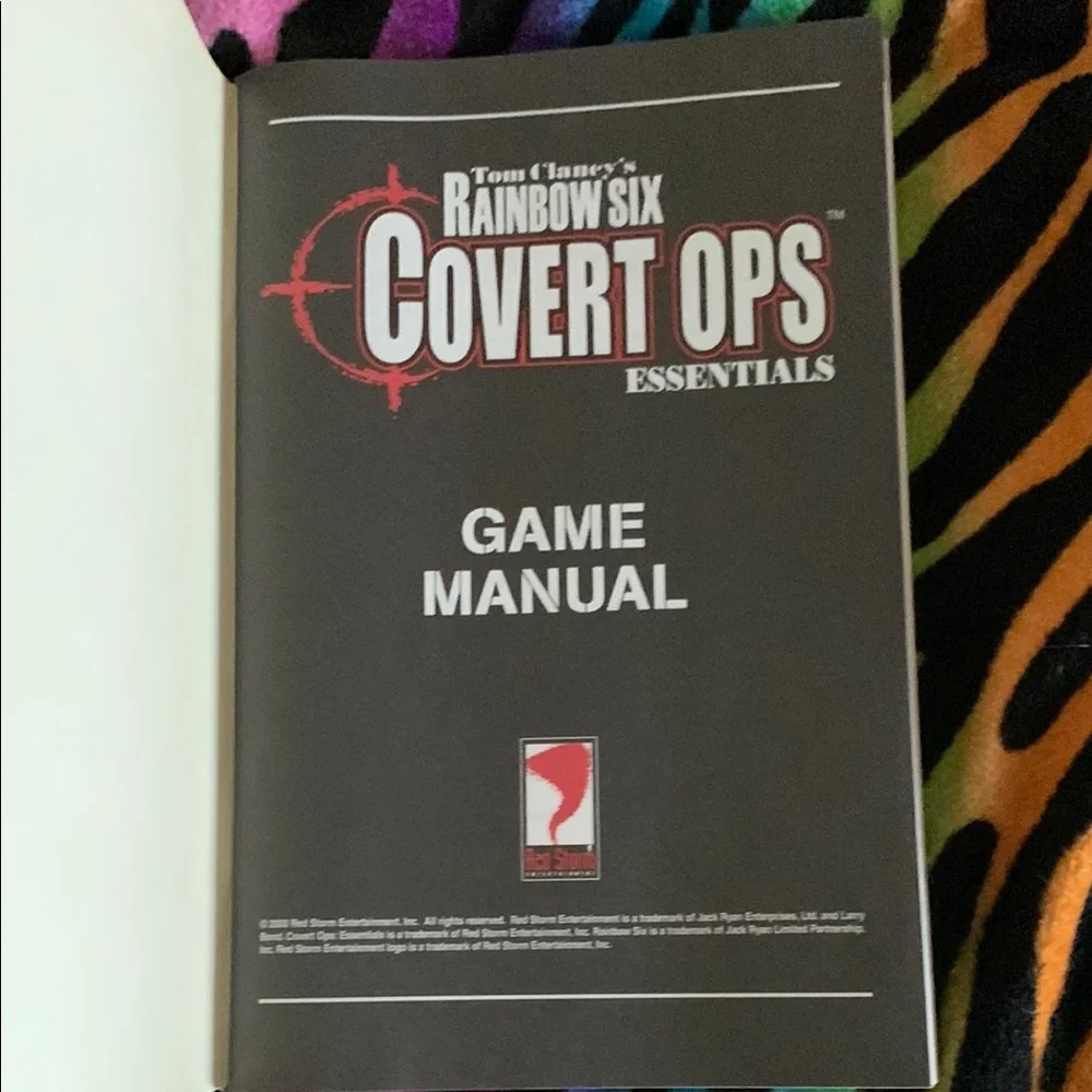 Rainbow Black and Red Gaming Guide for Video Games & Consoles