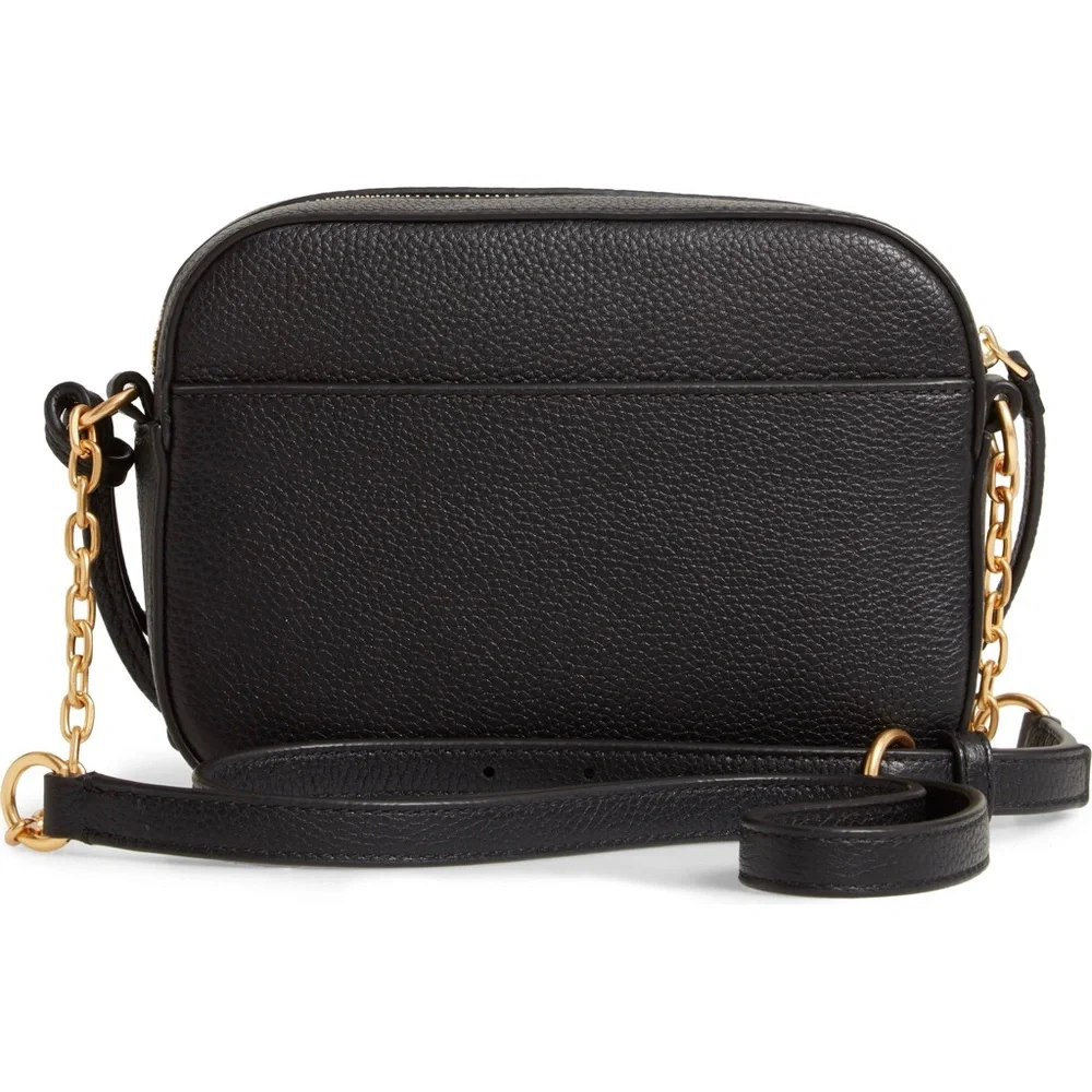 Tory Burch McGraw Black Camera Crossbody Bag
