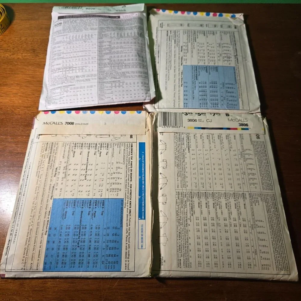 McCalls mixed lot