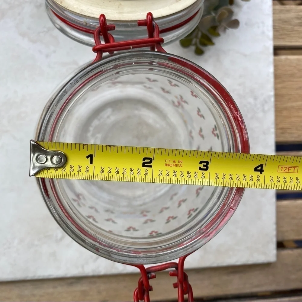 Vintage glass canister