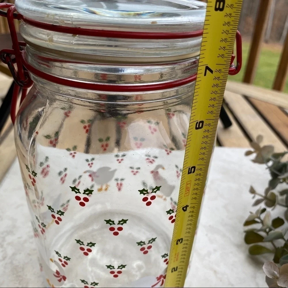Vintage glass canister