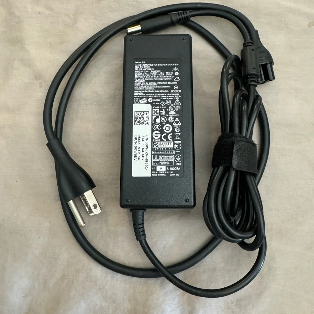 Dell Laptop Power Adapter with Cable
