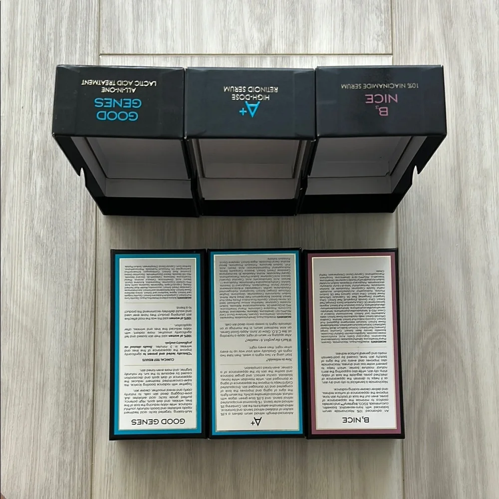 Sunday Riley Original Storage Boxes Skincare Collection Packaging