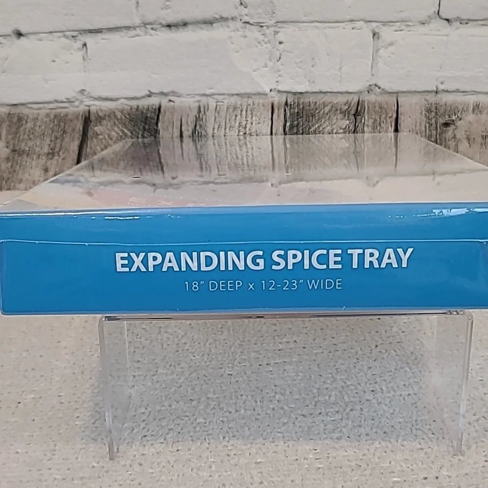Expandable Kitchen Drawer Organizers Silverware Insert/Spice Organizer - NWT