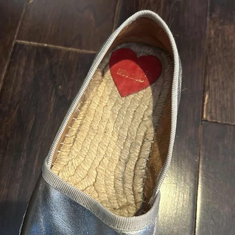 size espadrille silver