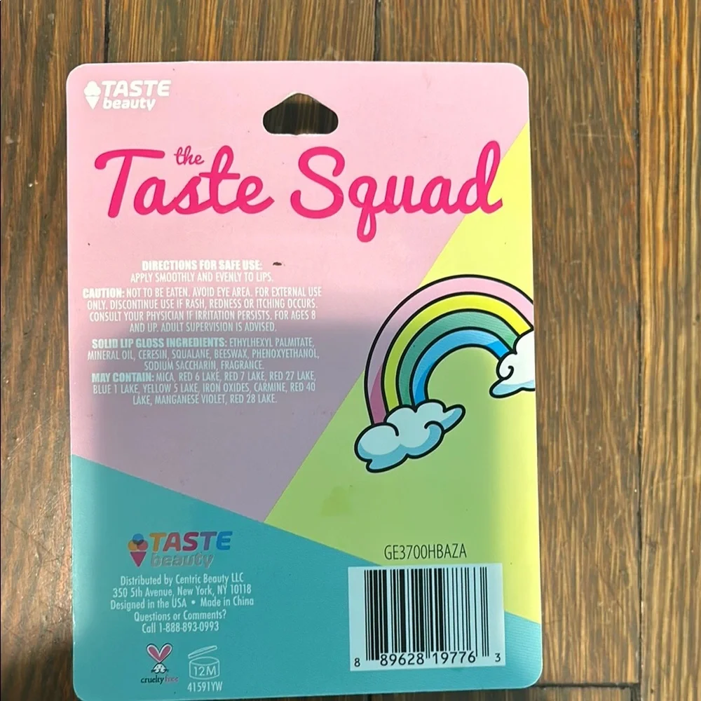 Rainbow Hair Clips and Skincare Set