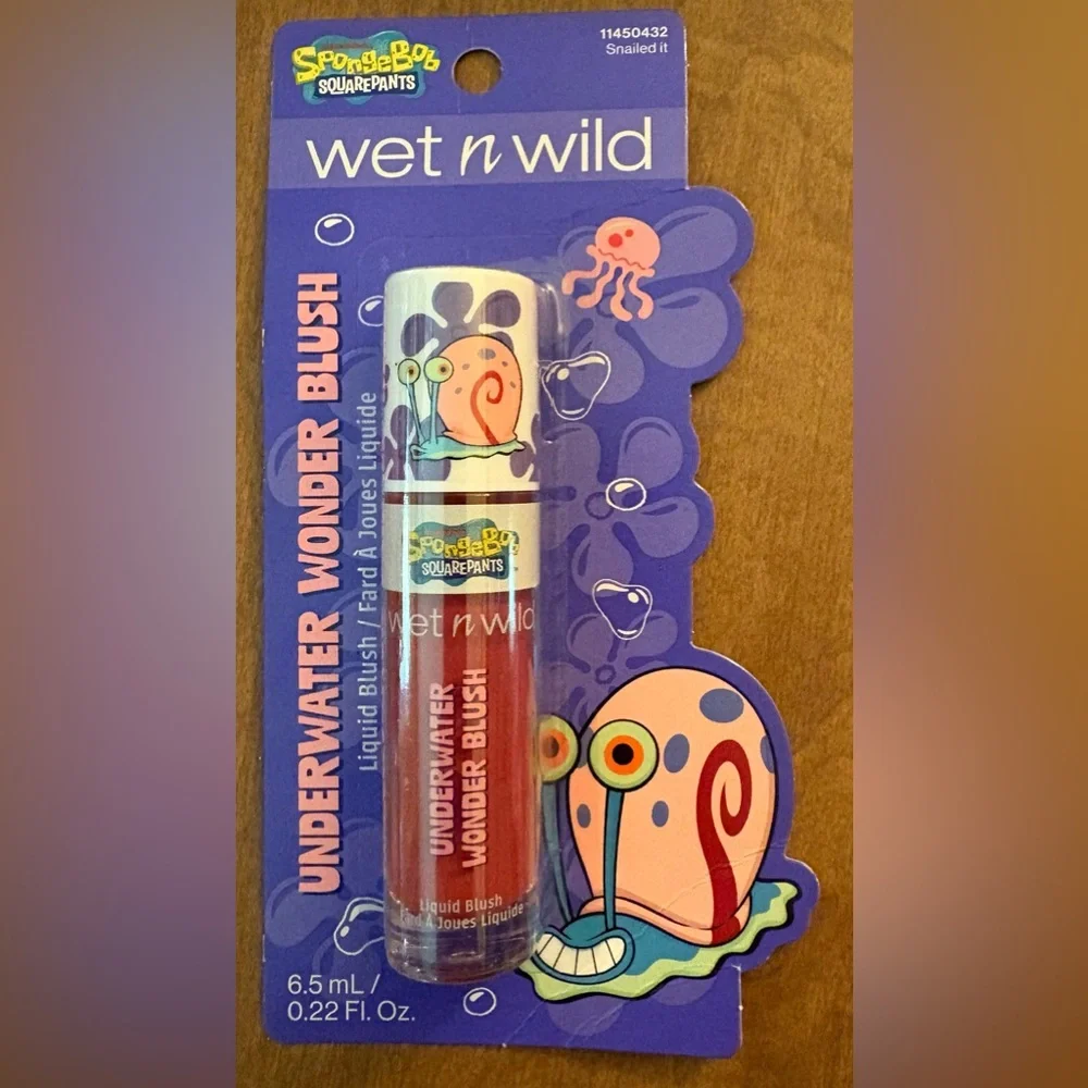 2-Pc Wet N Wild SpongeBob Underwater Wonder Liquid Blush Coral Pink NEW/SEALED