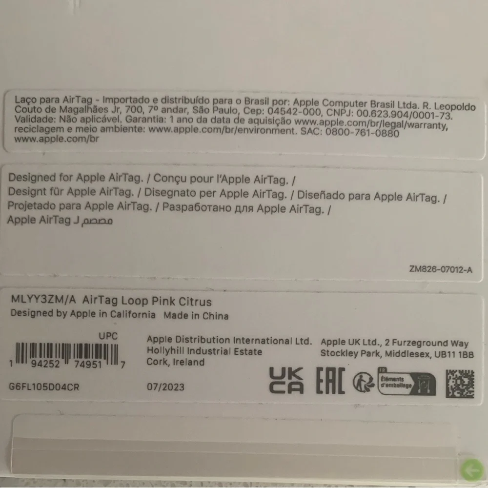 Apple new pink citrus