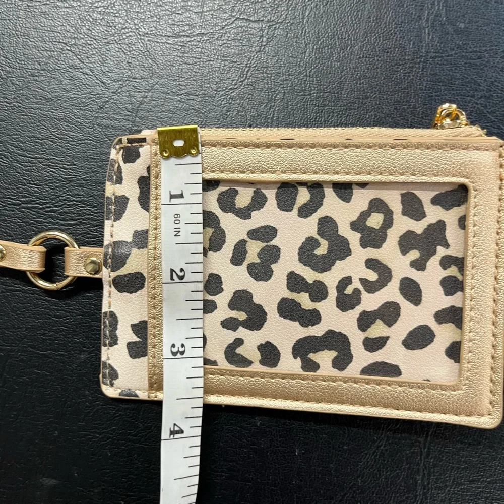 Animal print wristlet/cardholder
