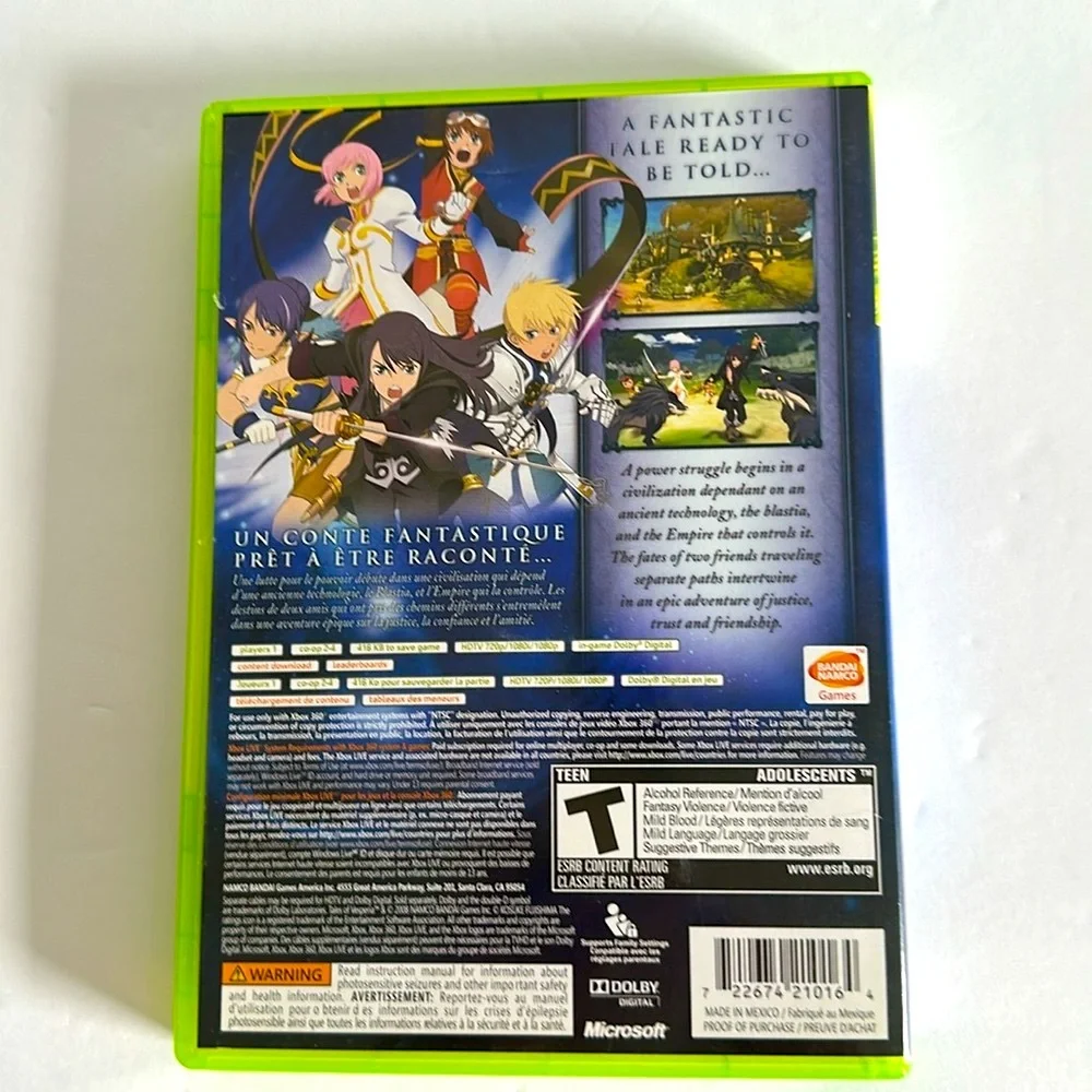 Microsoft tales vesperia