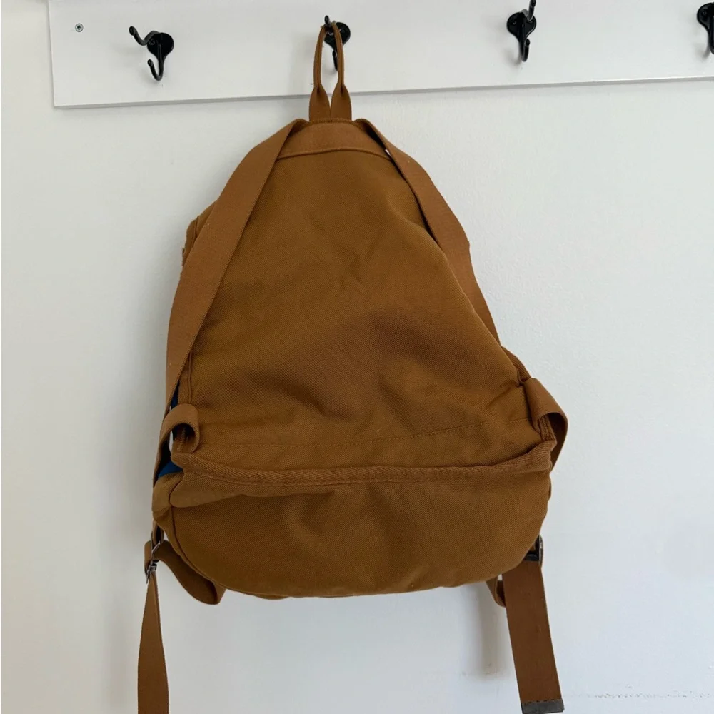 L.L. Bean Blue and Tan Backpack