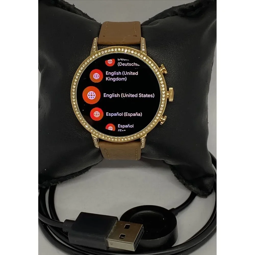 Fossil Gen 4 Authentic Digital Dial Smart Watch Custom Band FTW6015 CO261
