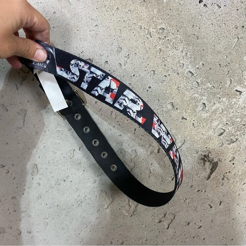 Disney Star Wars black red white small/medium dog collar