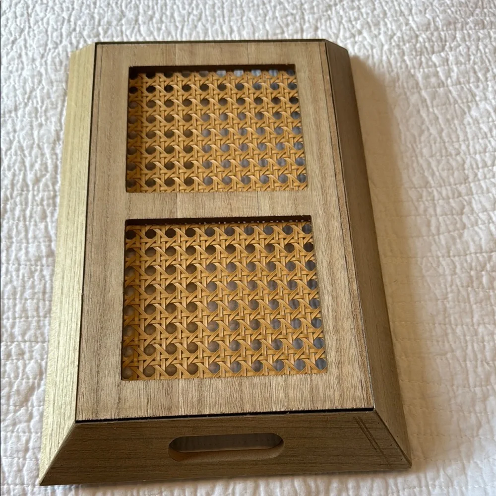 Natural Woven Bath Tray