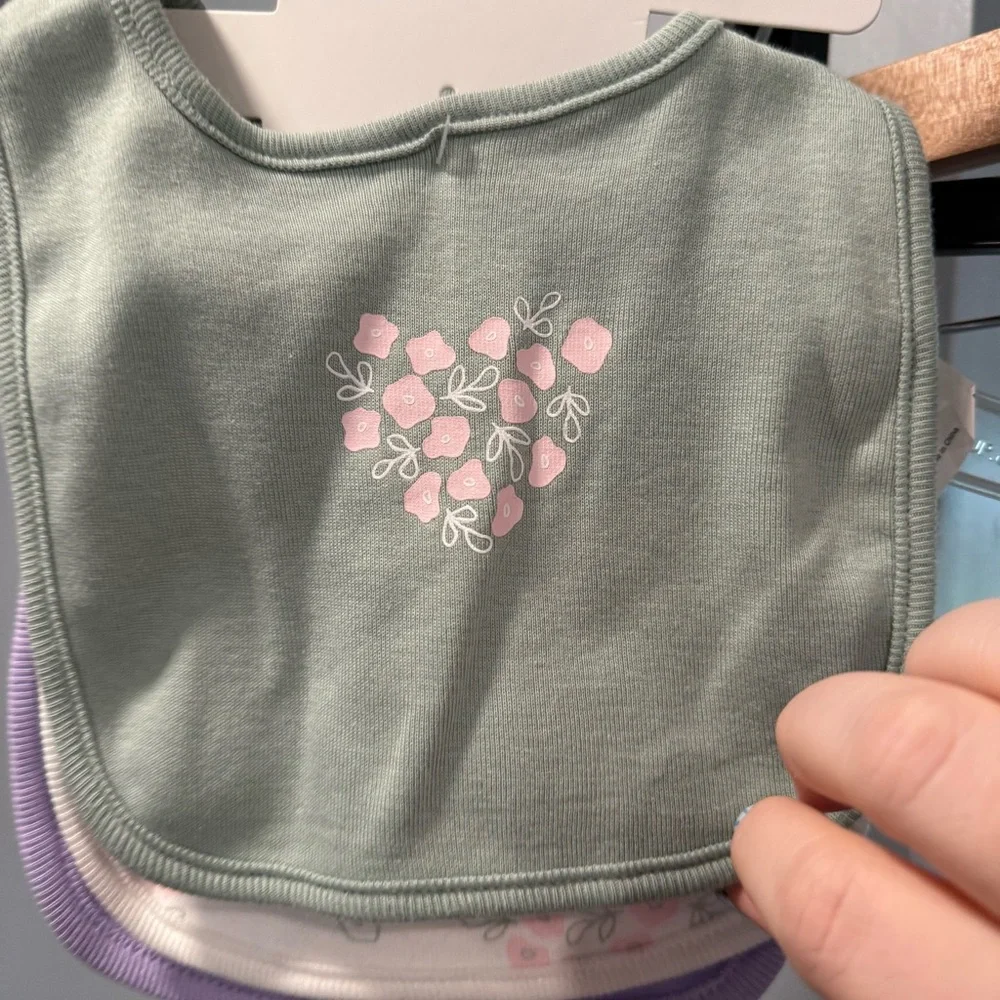 Okie Dokie 3 Piece Bib Set NWT
