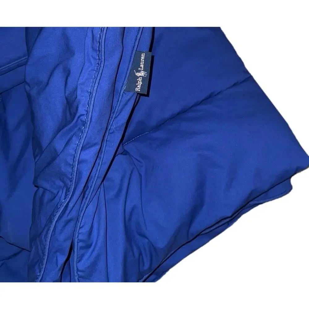 Ralph Lauren Discontinued Royal Blue Comforter Twin Cotton Retired Quilt Bedding
