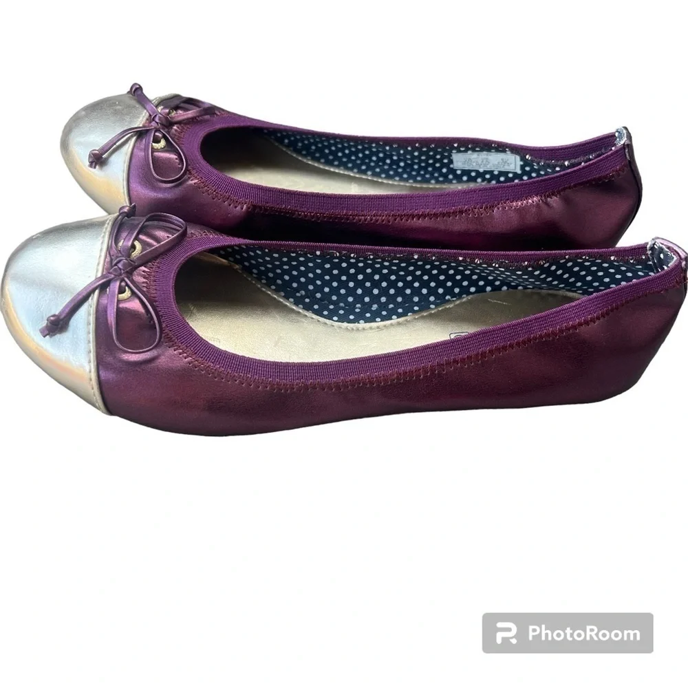 Sperry purple leather