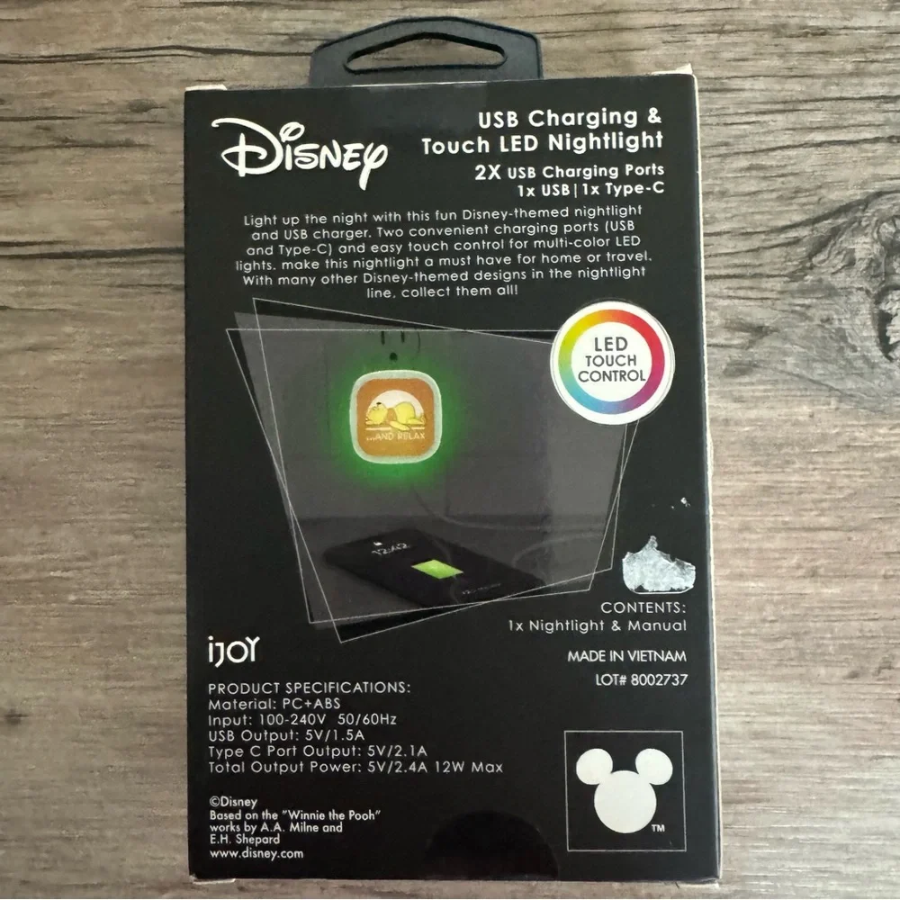 Disney charming nightlight