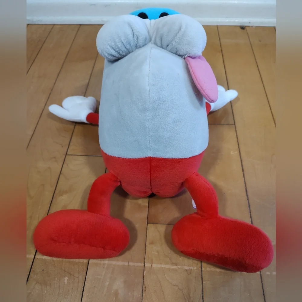 Vintage Stimpy Plush Cartoon Character from Nickelodeon Show Ren and Stimpy