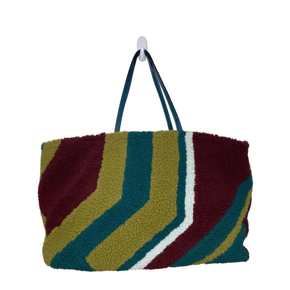 TORY BURCH Women's Britten Reversible Tote Bag Travel Shopper Casual Chic