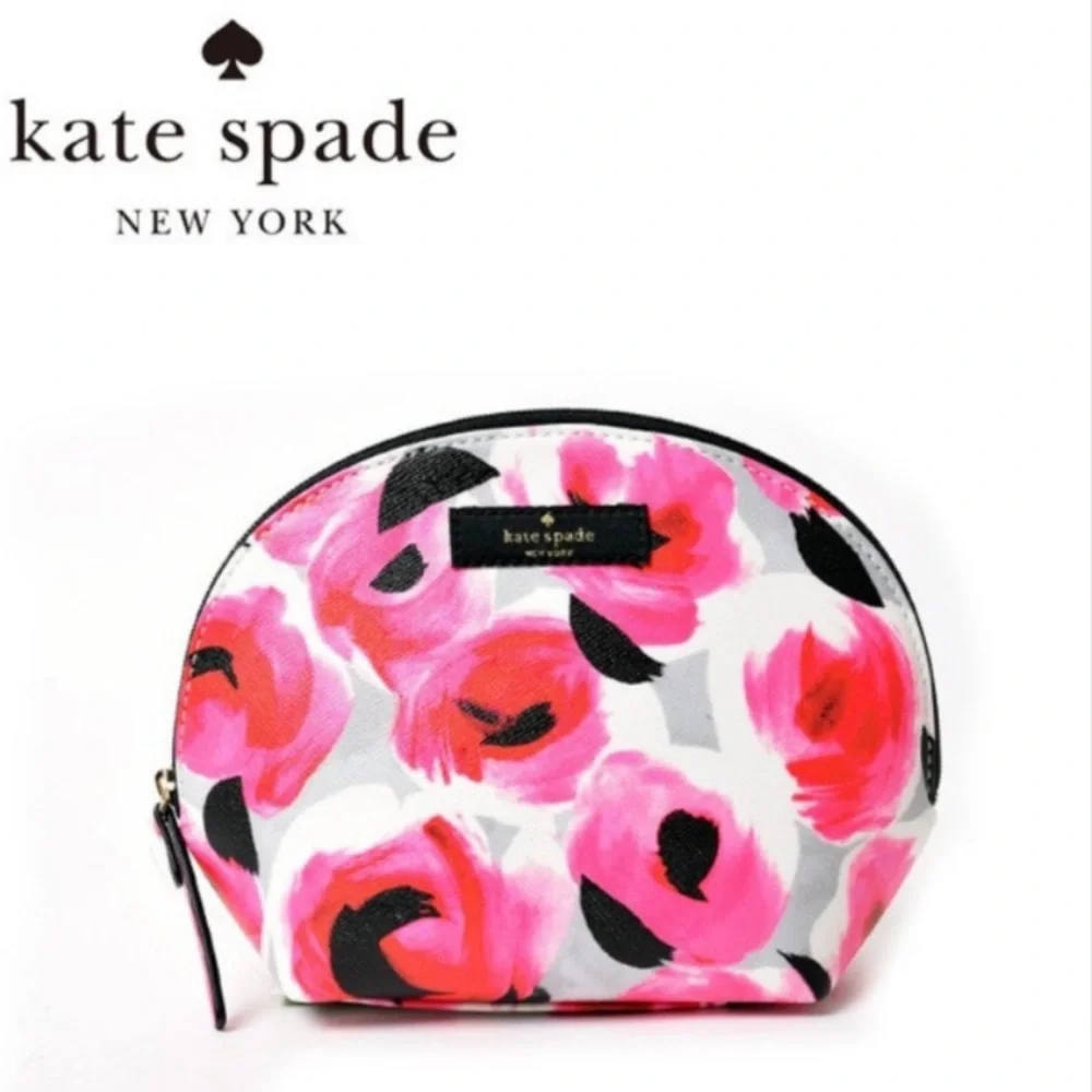 Like new kate spade rose bed shore street cosmetic bag