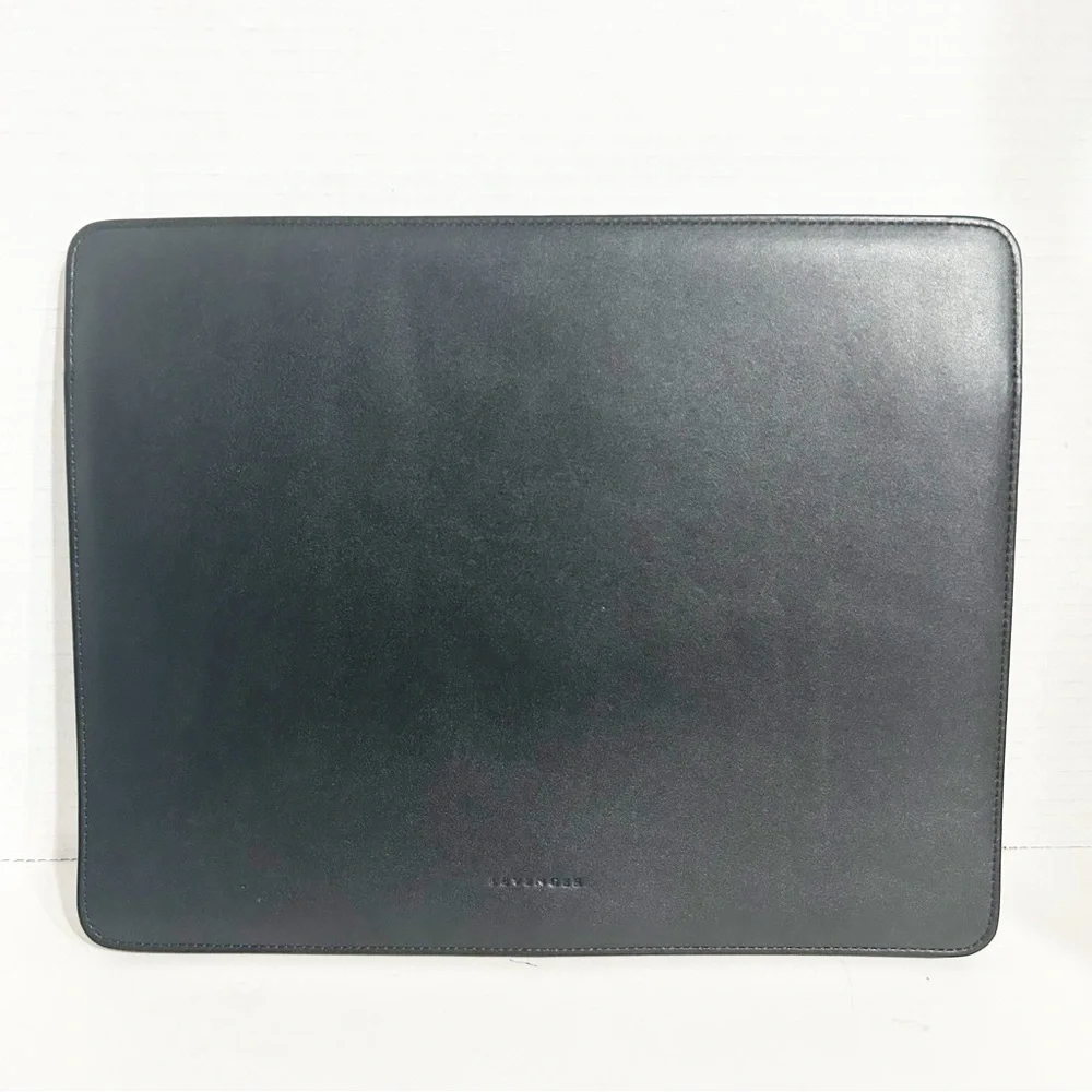 Levenger black leather