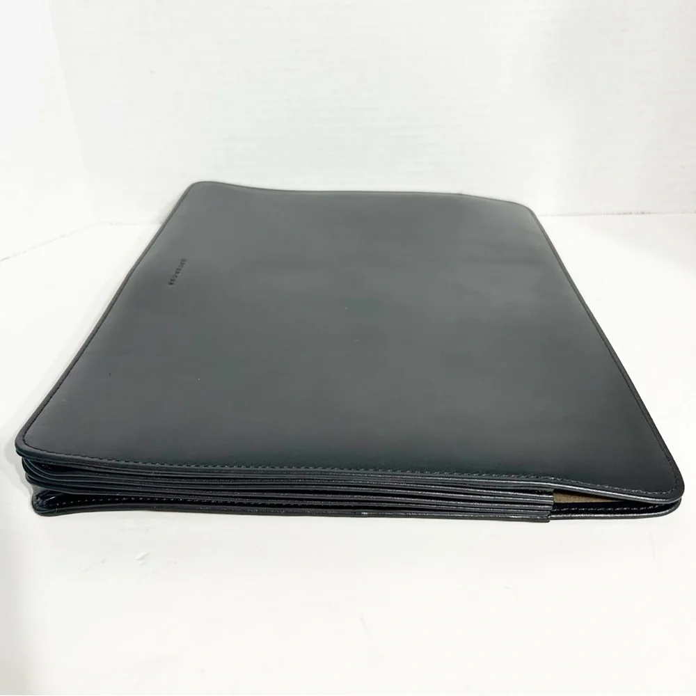 Levenger black leather