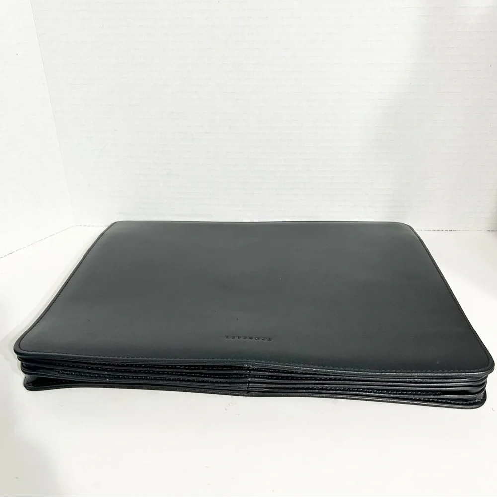 Levenger black leather