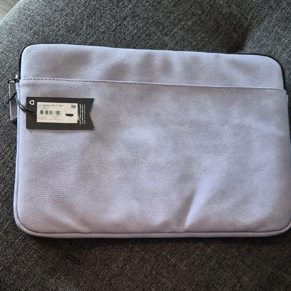 Stylish Gray TYPO Laptop Sleeve