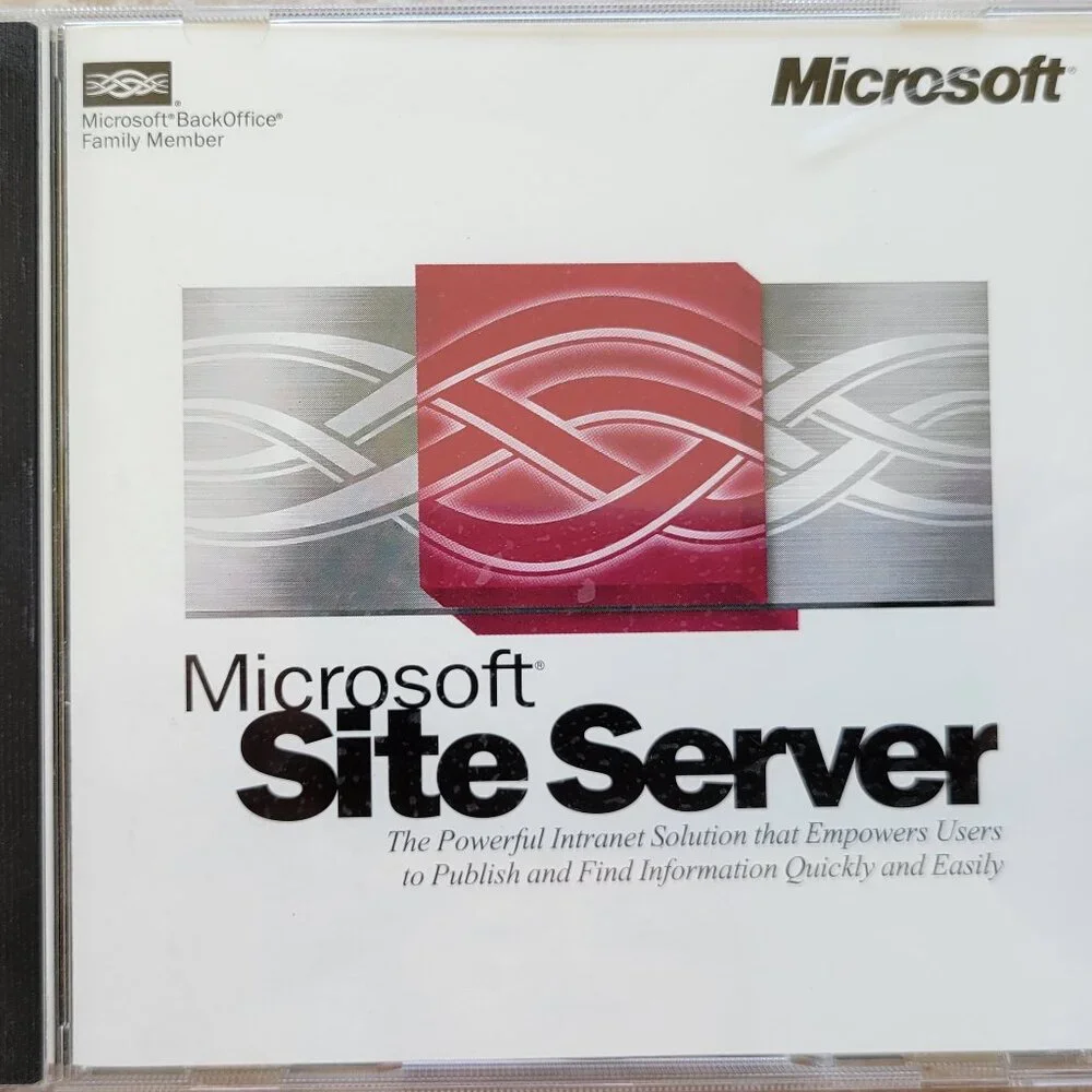 Vintage CD - Microsoft Site Server Software
