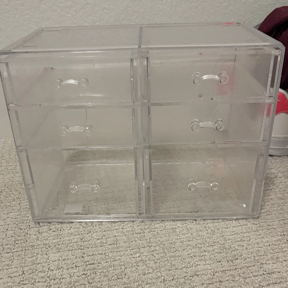 Transparent Multi-Drawer Makeup Organizer