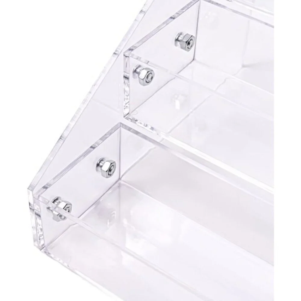 New 6-Layer Acrylic Organizer Rack, Clear Stand for Nail Polish, Oils, Lipsticks