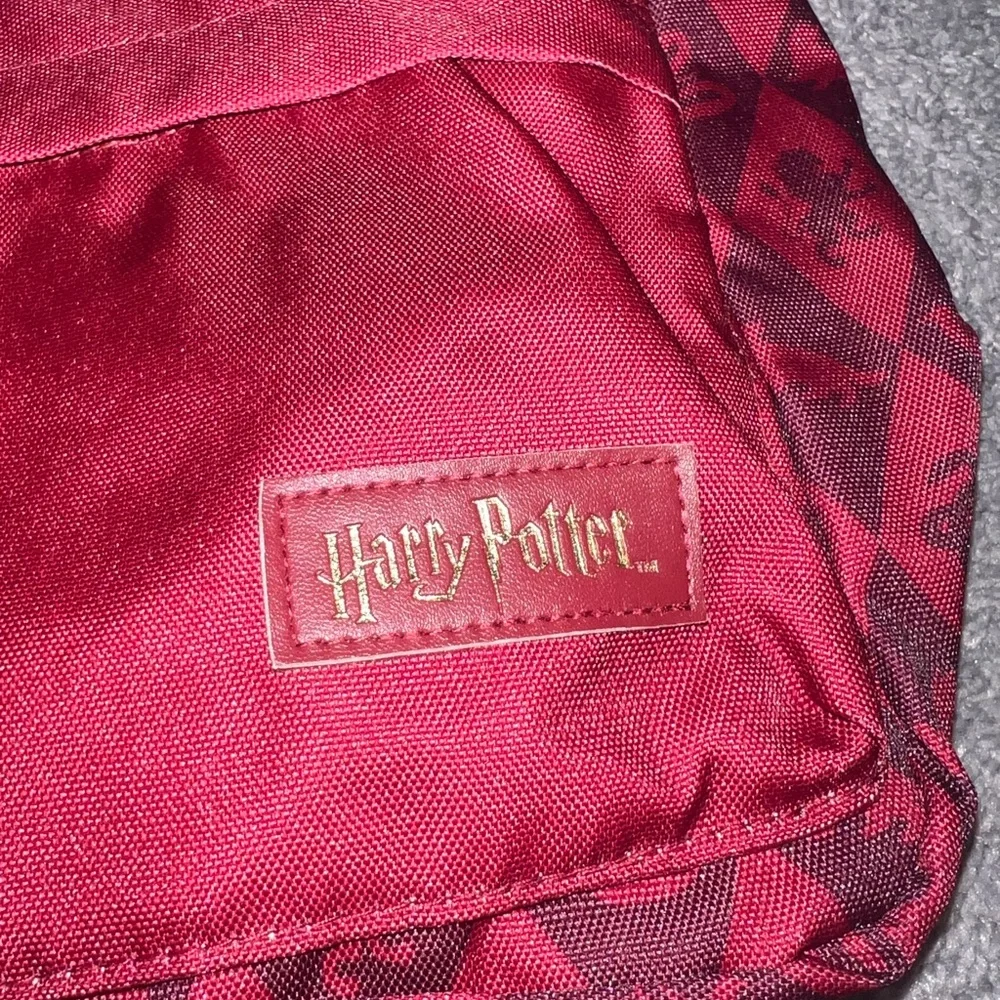 Warner Bros. burgundy backpack