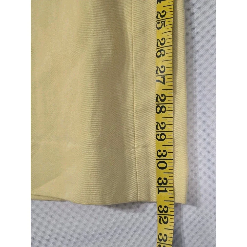 NWT Banana Republic Islet Pants Women's 4 Soft Yellow Business Casual |MSRP 150