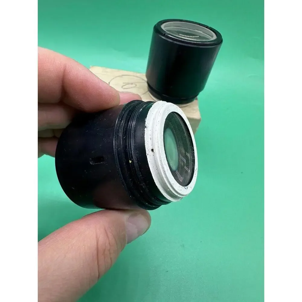 VINTAGE Lot Of Two(2) Lenses Optical PROFESSIONAL Microscope TELESCOPE LENS