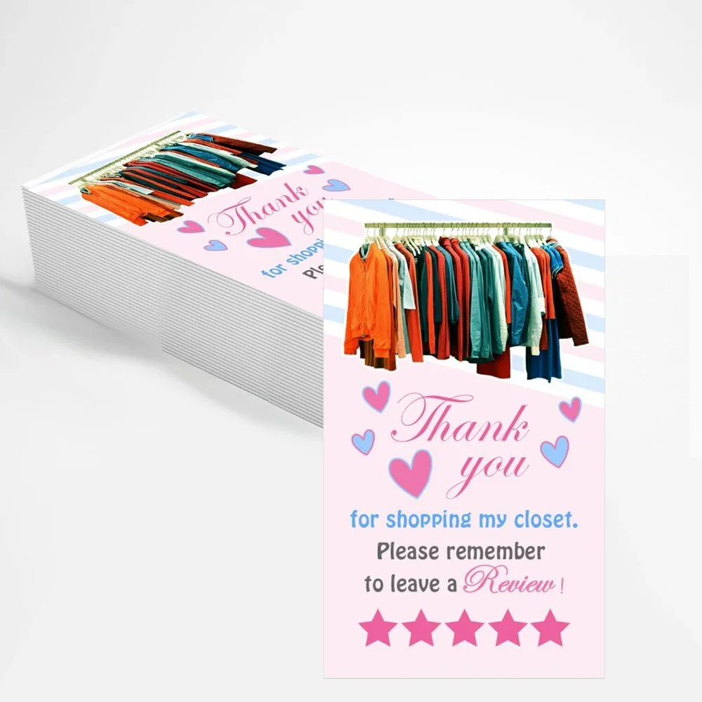 200 Closet Thank You Cards