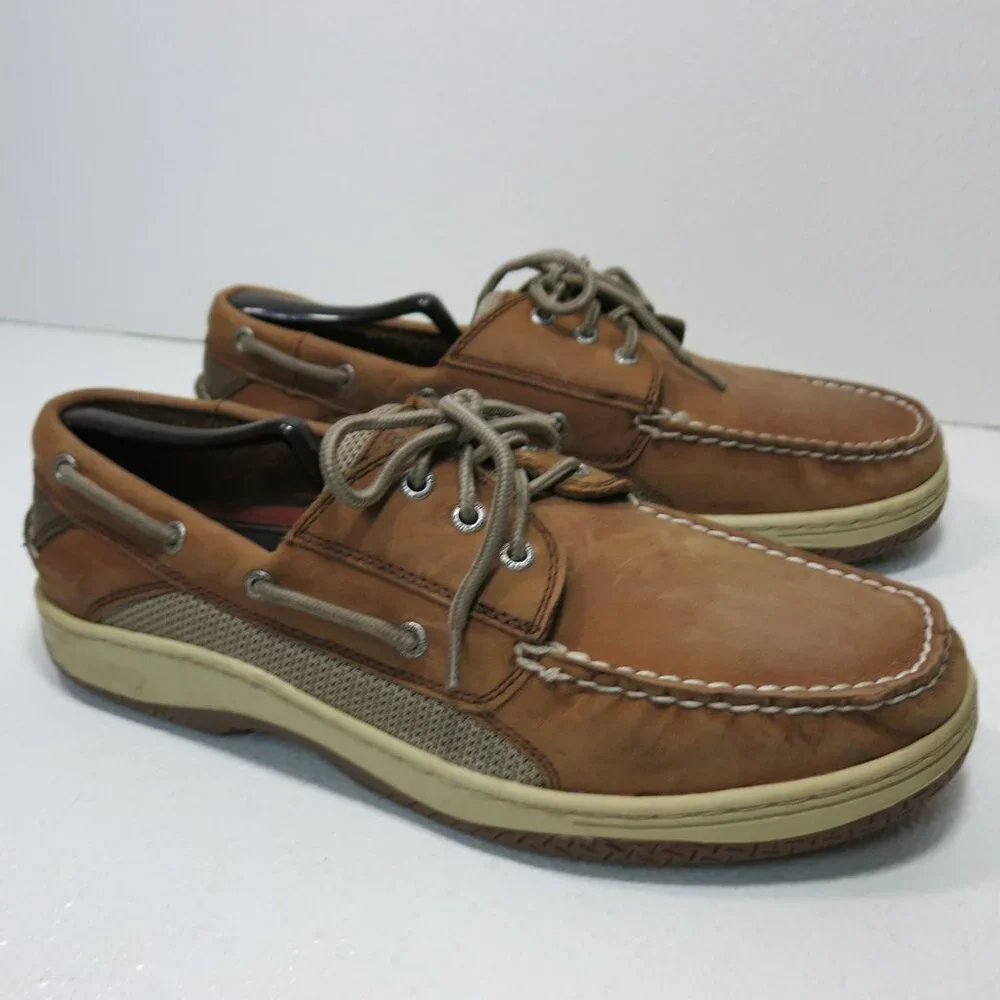 Sperry Top-Sider Men's Nubuck Leather Deck Boat Men's Footwear Shoes Size 11 W