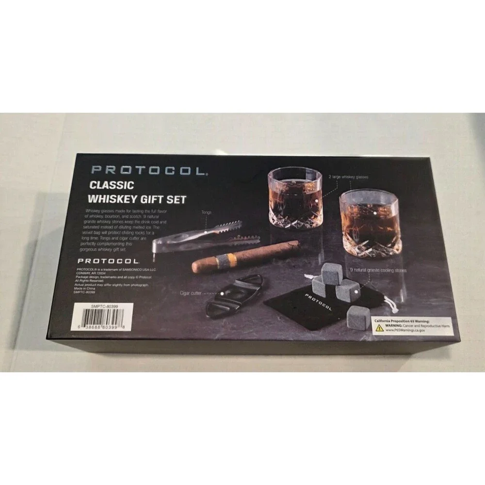 Protocol whiskey gift