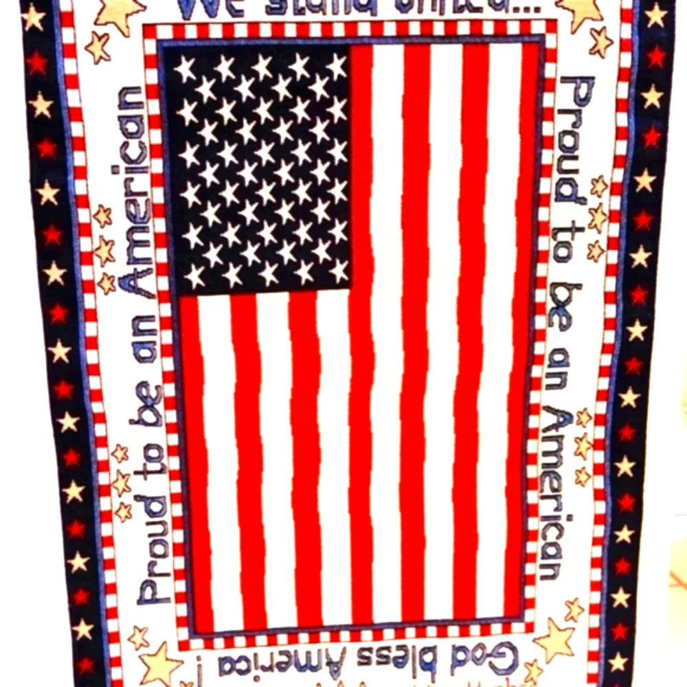 Proud to be an American Tapestry- Patriotic