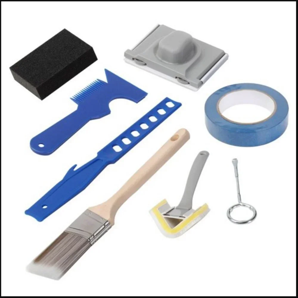 NEW 25 Piece Painting Tools Paint Roller DIY Home Improvement Supplies brushes