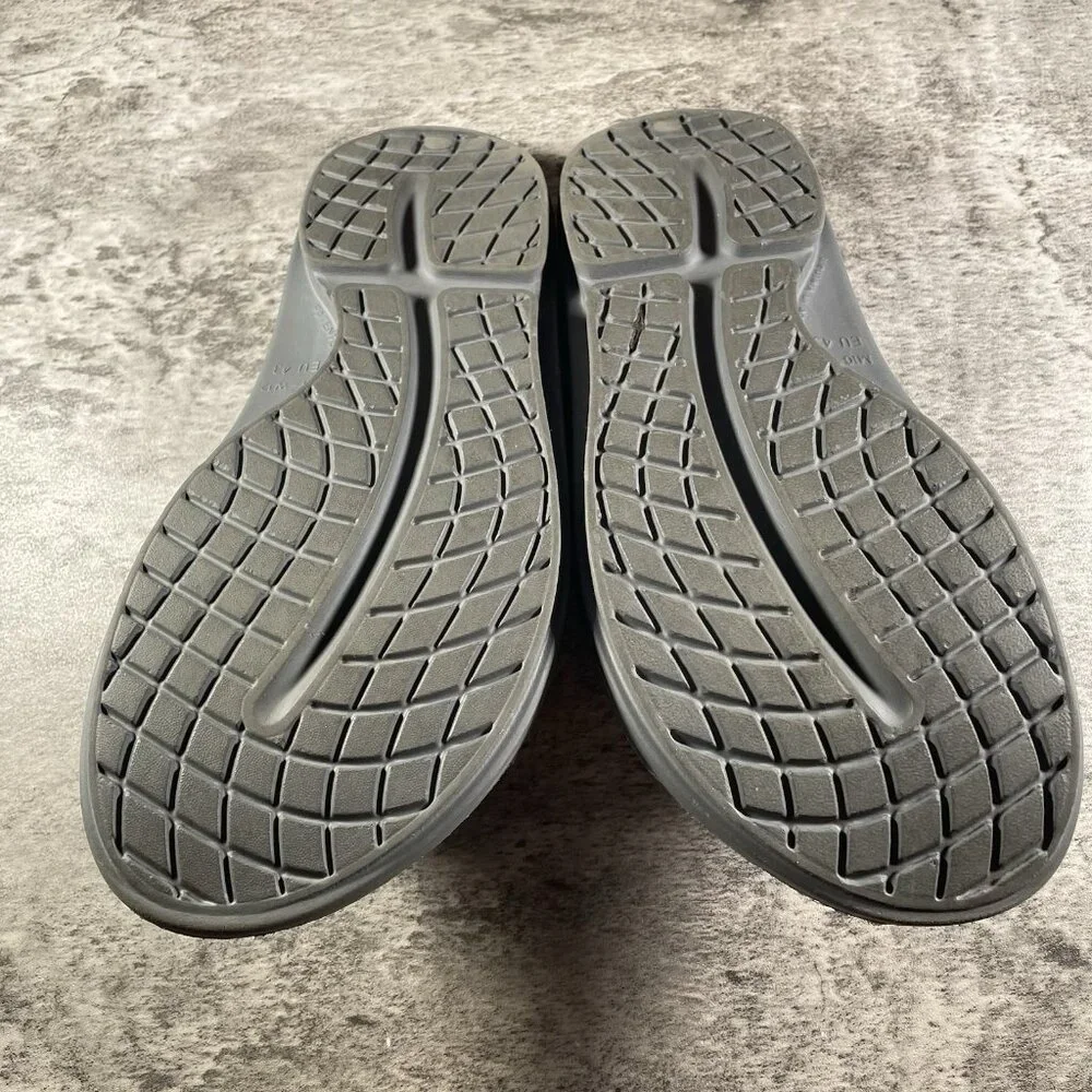 OOFOS OOahh Sport Flex Slides Recovery Sandals Gray Mens Sz 10